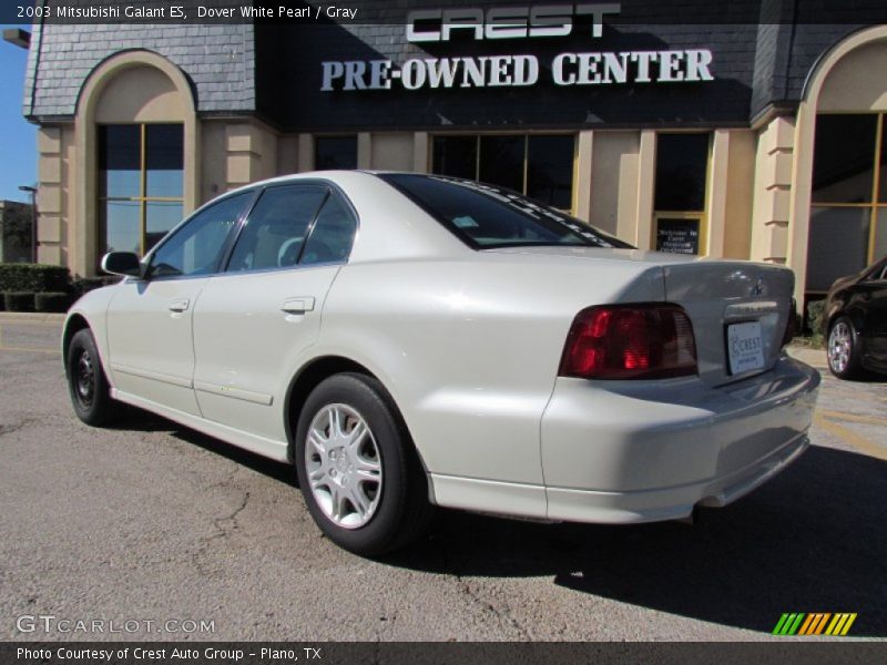 Dover White Pearl / Gray 2003 Mitsubishi Galant ES