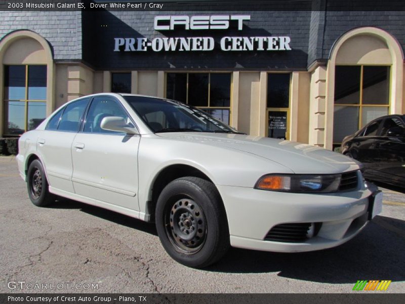Dover White Pearl / Gray 2003 Mitsubishi Galant ES
