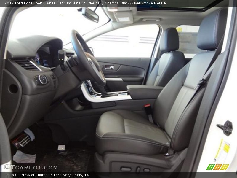  2012 Edge Sport Charcoal Black/Silver Smoke Metallic Interior