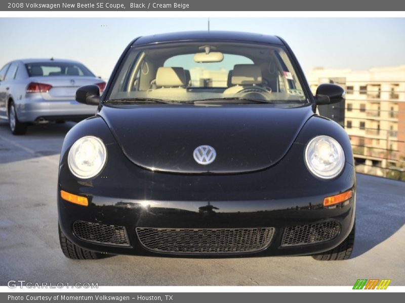 Black / Cream Beige 2008 Volkswagen New Beetle SE Coupe