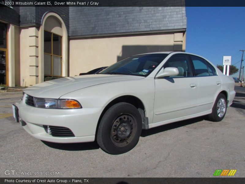 Dover White Pearl / Gray 2003 Mitsubishi Galant ES