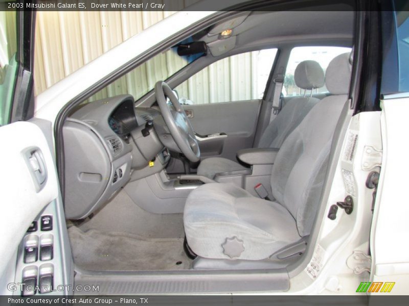 Dover White Pearl / Gray 2003 Mitsubishi Galant ES