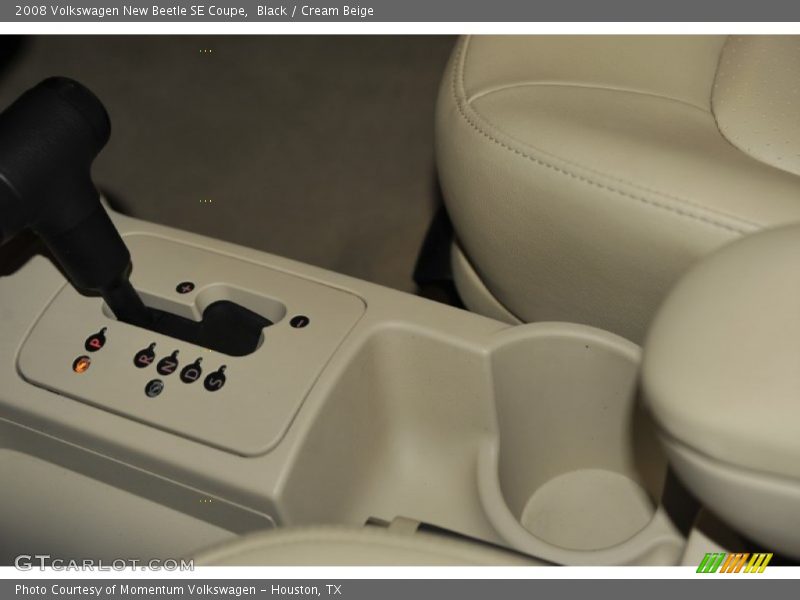 Black / Cream Beige 2008 Volkswagen New Beetle SE Coupe