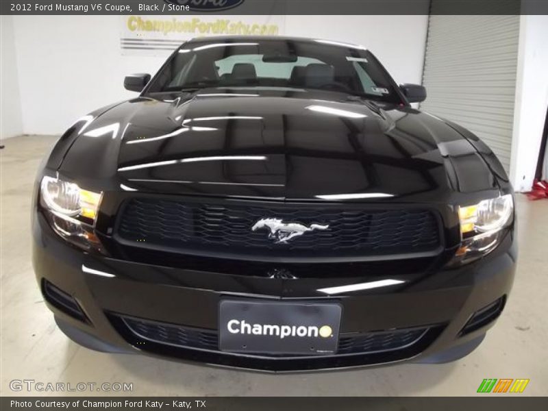 Black / Stone 2012 Ford Mustang V6 Coupe