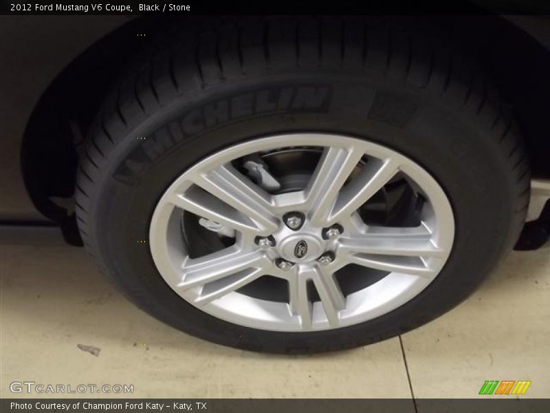 Black / Stone 2012 Ford Mustang V6 Coupe