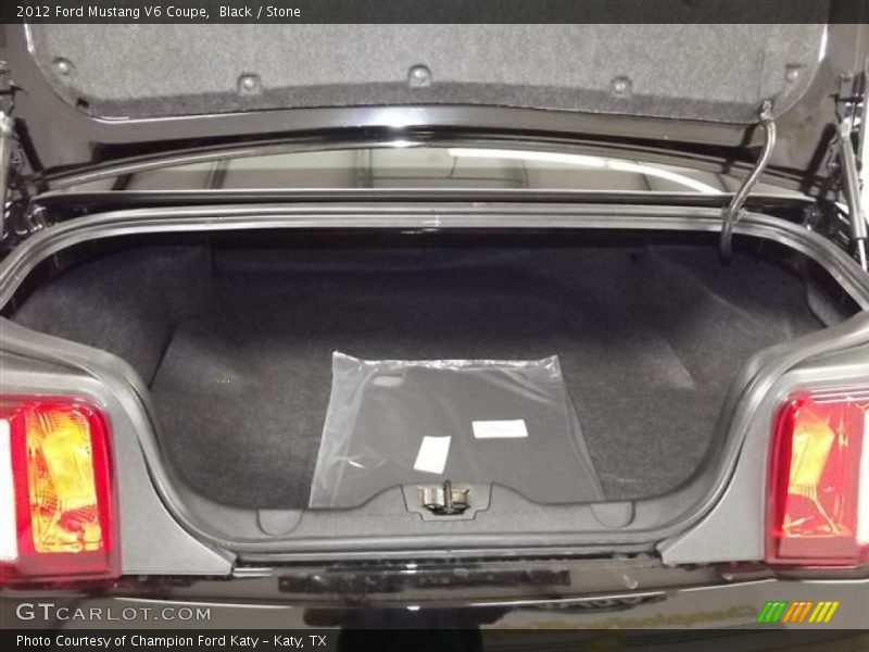 Black / Stone 2012 Ford Mustang V6 Coupe