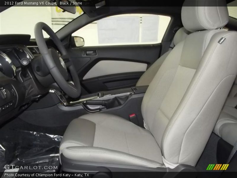 Black / Stone 2012 Ford Mustang V6 Coupe