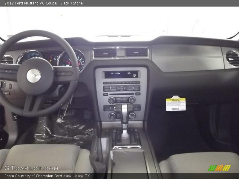 Black / Stone 2012 Ford Mustang V6 Coupe