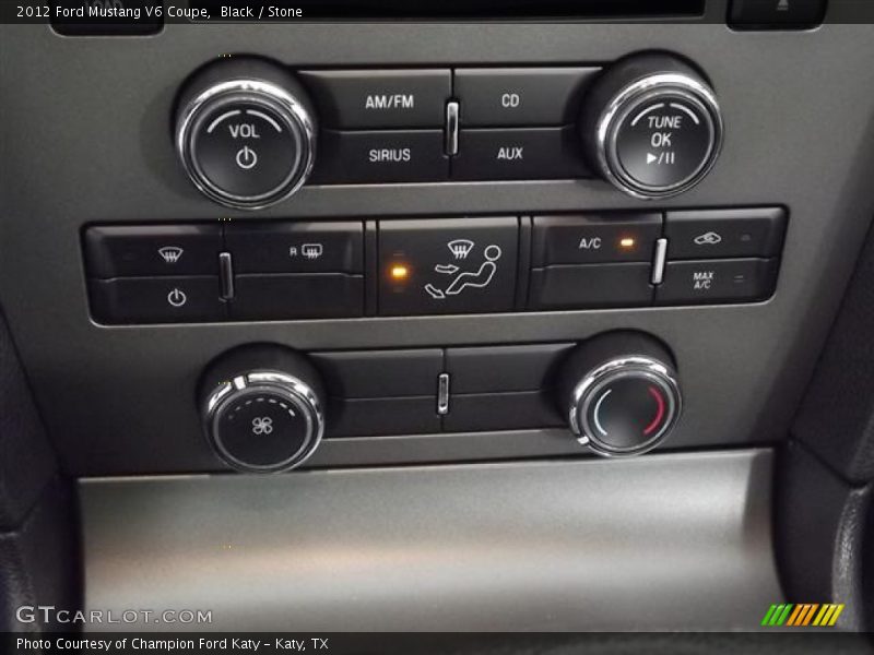Black / Stone 2012 Ford Mustang V6 Coupe