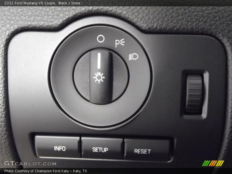 Black / Stone 2012 Ford Mustang V6 Coupe