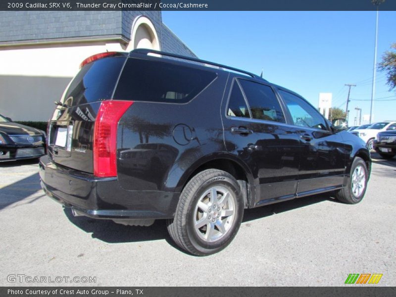 Thunder Gray ChromaFlair / Cocoa/Cashmere 2009 Cadillac SRX V6