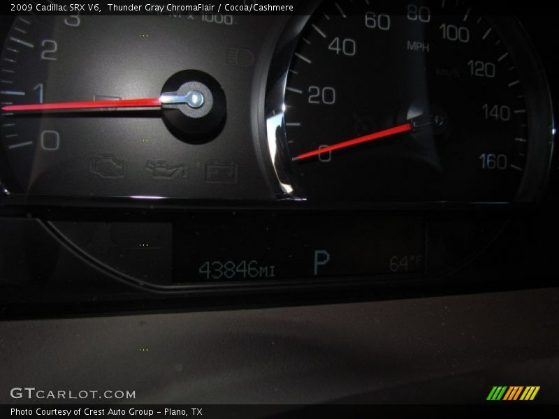 Thunder Gray ChromaFlair / Cocoa/Cashmere 2009 Cadillac SRX V6
