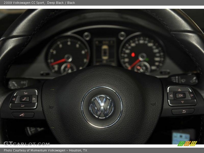 Deep Black / Black 2009 Volkswagen CC Sport