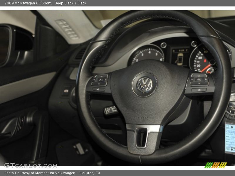 Deep Black / Black 2009 Volkswagen CC Sport