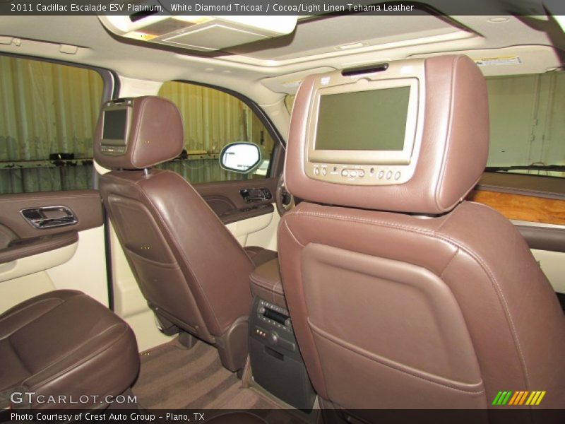  2011 Escalade ESV Platinum Cocoa/Light Linen Tehama Leather Interior