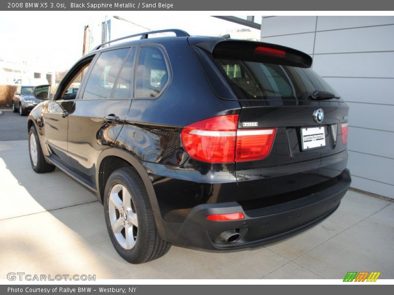 Black Sapphire Metallic / Sand Beige 2008 BMW X5 3.0si