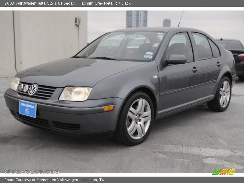 Platinum Grey Metallic / Black 2003 Volkswagen Jetta GLS 1.8T Sedan