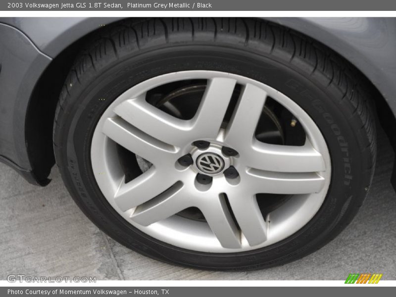 Platinum Grey Metallic / Black 2003 Volkswagen Jetta GLS 1.8T Sedan