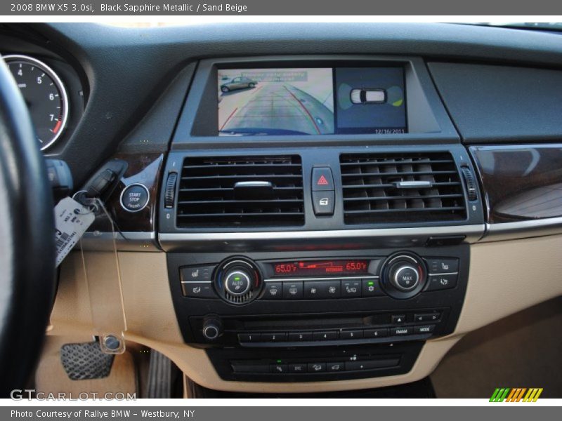 Black Sapphire Metallic / Sand Beige 2008 BMW X5 3.0si