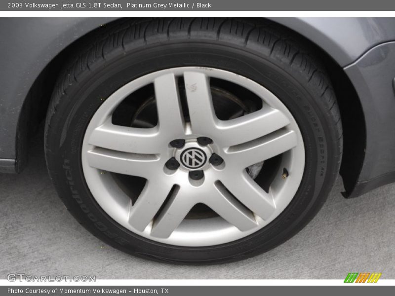 Platinum Grey Metallic / Black 2003 Volkswagen Jetta GLS 1.8T Sedan