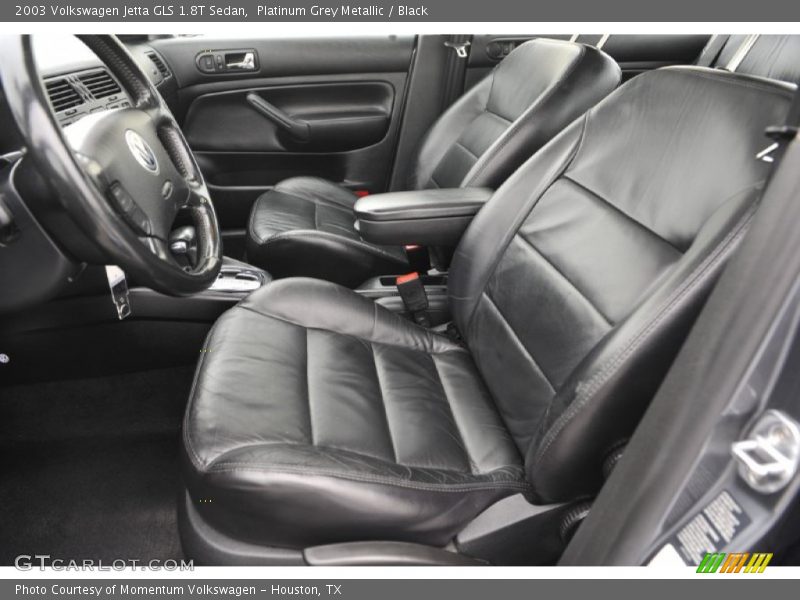 Platinum Grey Metallic / Black 2003 Volkswagen Jetta GLS 1.8T Sedan