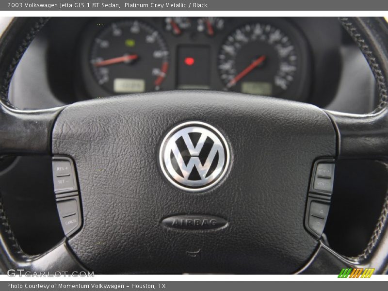 Platinum Grey Metallic / Black 2003 Volkswagen Jetta GLS 1.8T Sedan