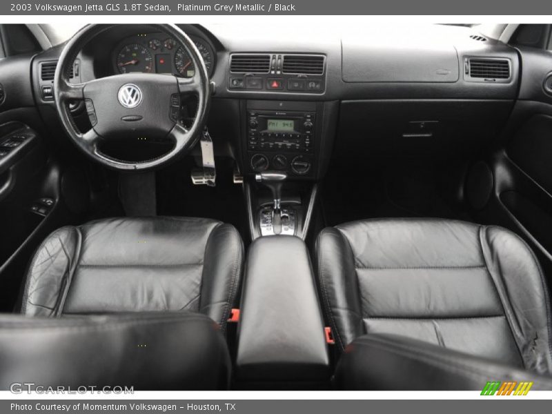 Platinum Grey Metallic / Black 2003 Volkswagen Jetta GLS 1.8T Sedan