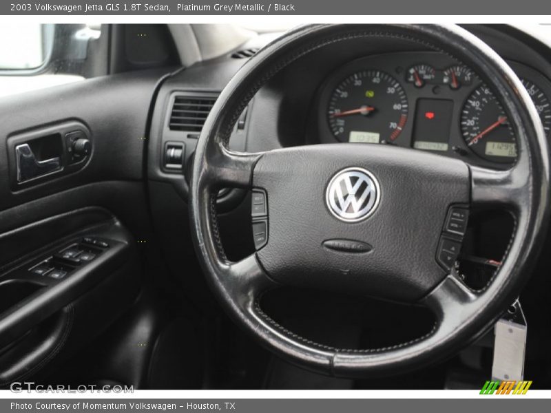 Platinum Grey Metallic / Black 2003 Volkswagen Jetta GLS 1.8T Sedan