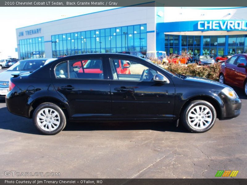 Black Granite Metallic / Gray 2010 Chevrolet Cobalt LT Sedan