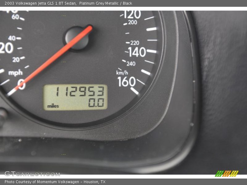 Platinum Grey Metallic / Black 2003 Volkswagen Jetta GLS 1.8T Sedan