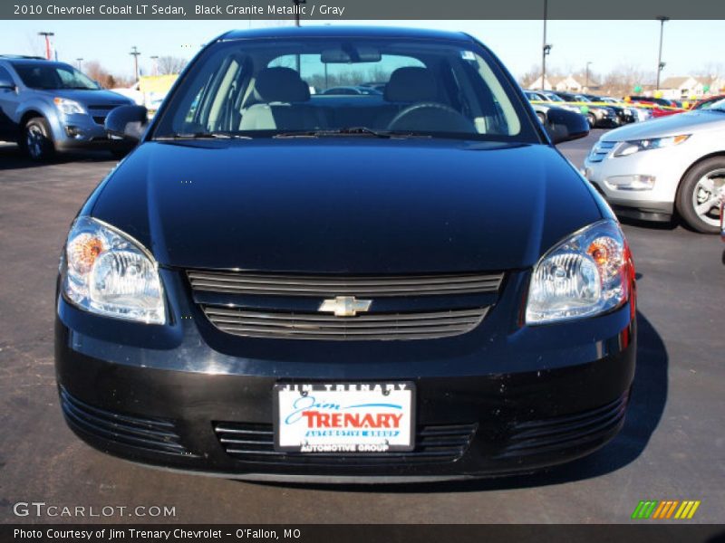 Black Granite Metallic / Gray 2010 Chevrolet Cobalt LT Sedan