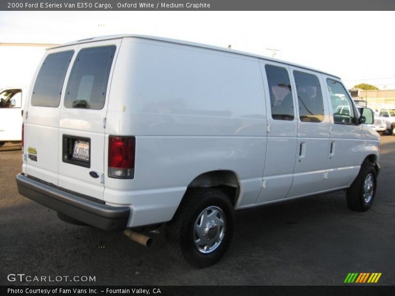 Oxford White / Medium Graphite 2000 Ford E Series Van E350 Cargo