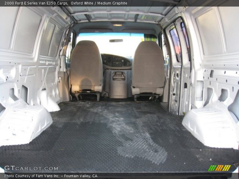 Oxford White / Medium Graphite 2000 Ford E Series Van E350 Cargo