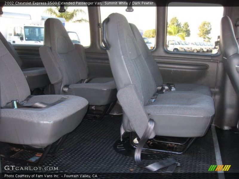 Summit White / Dark Pewter 2002 Chevrolet Express 3500 Extended Passenger Van
