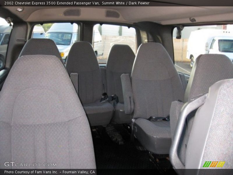 Summit White / Dark Pewter 2002 Chevrolet Express 3500 Extended Passenger Van