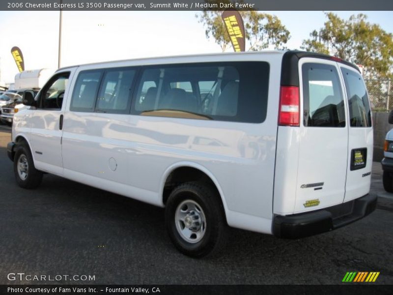 Summit White / Medium Dark Pewter 2006 Chevrolet Express LS 3500 Passenger van
