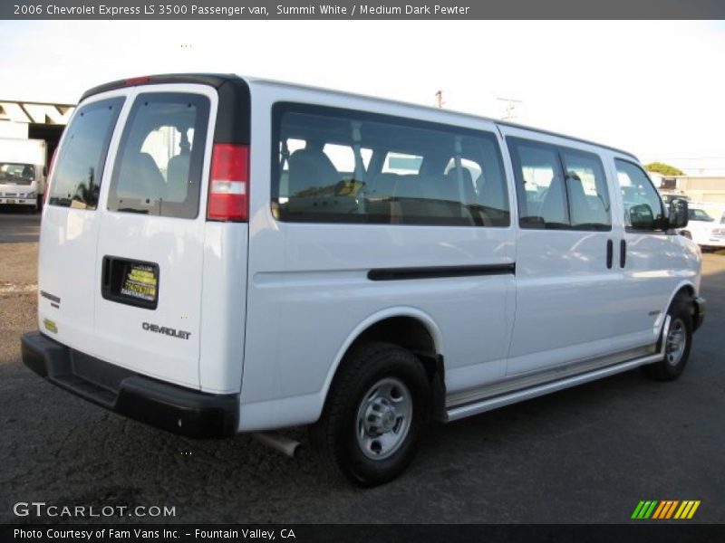 Summit White / Medium Dark Pewter 2006 Chevrolet Express LS 3500 Passenger van