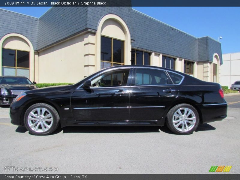 Black Obsidian / Graphite Black 2009 Infiniti M 35 Sedan