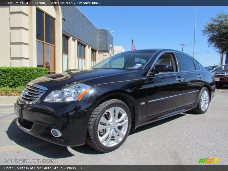 Black Obsidian / Graphite Black 2009 Infiniti M 35 Sedan