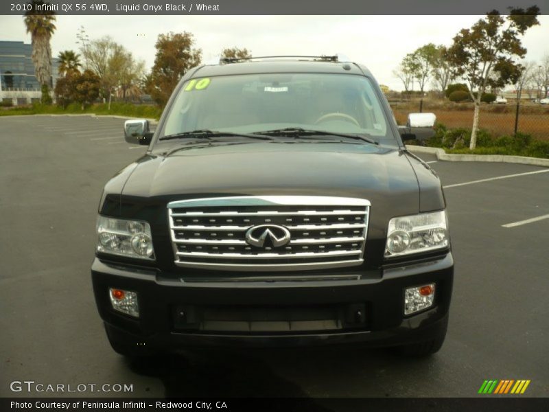 Liquid Onyx Black / Wheat 2010 Infiniti QX 56 4WD