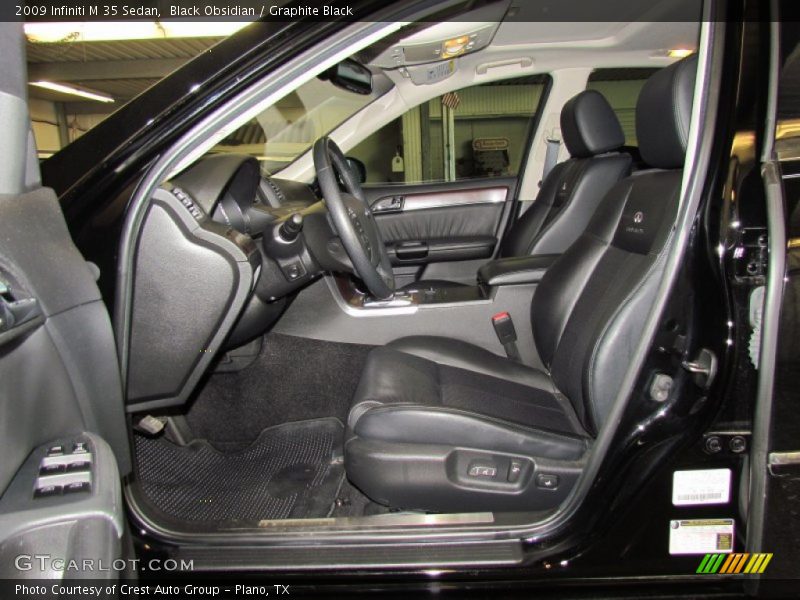 Black Obsidian / Graphite Black 2009 Infiniti M 35 Sedan