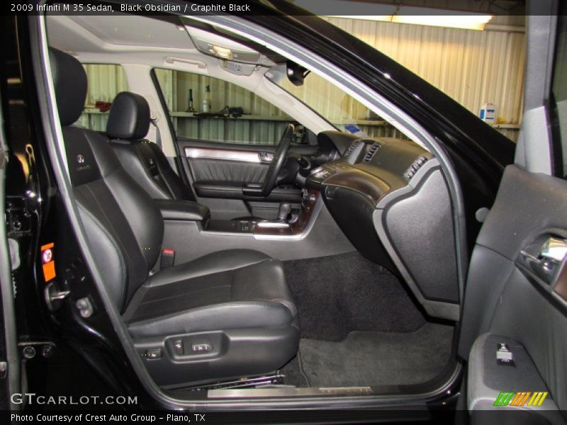 Black Obsidian / Graphite Black 2009 Infiniti M 35 Sedan