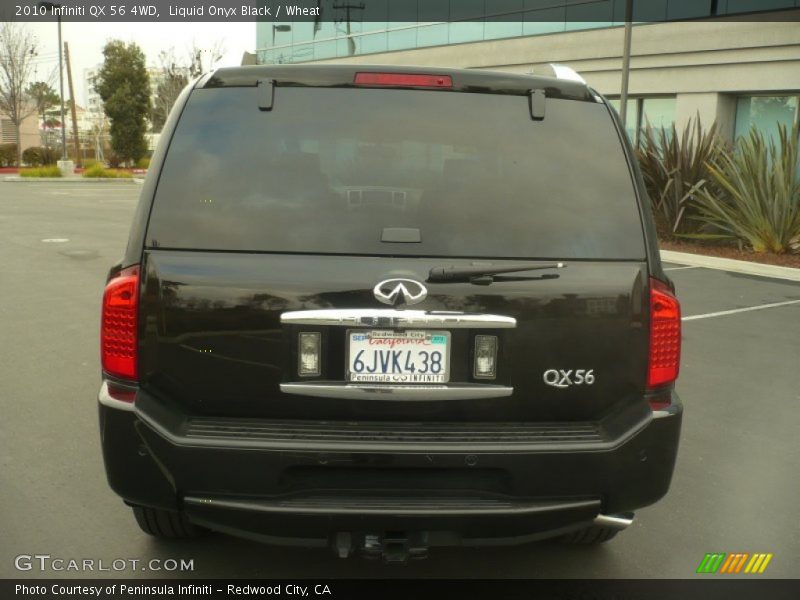 Liquid Onyx Black / Wheat 2010 Infiniti QX 56 4WD