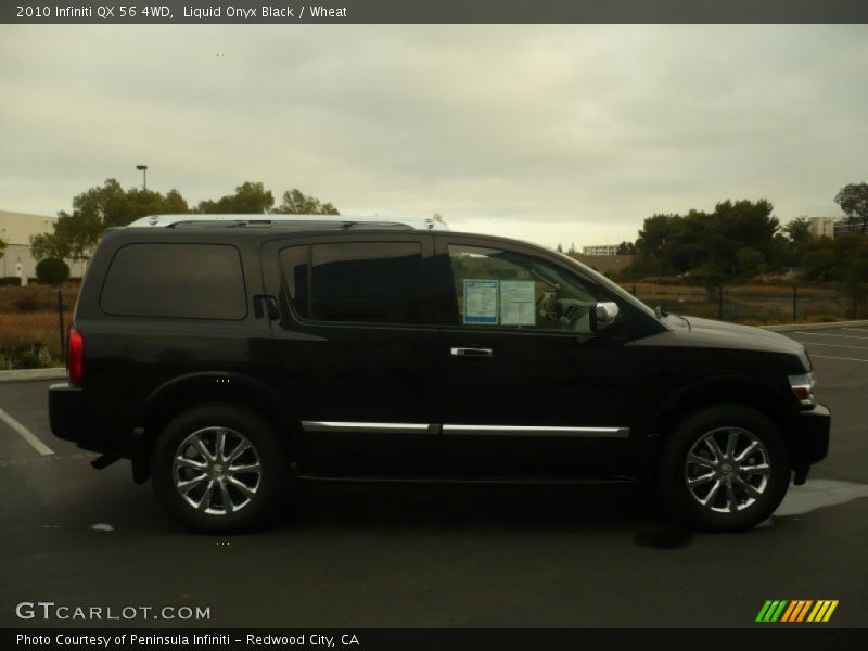 Liquid Onyx Black / Wheat 2010 Infiniti QX 56 4WD