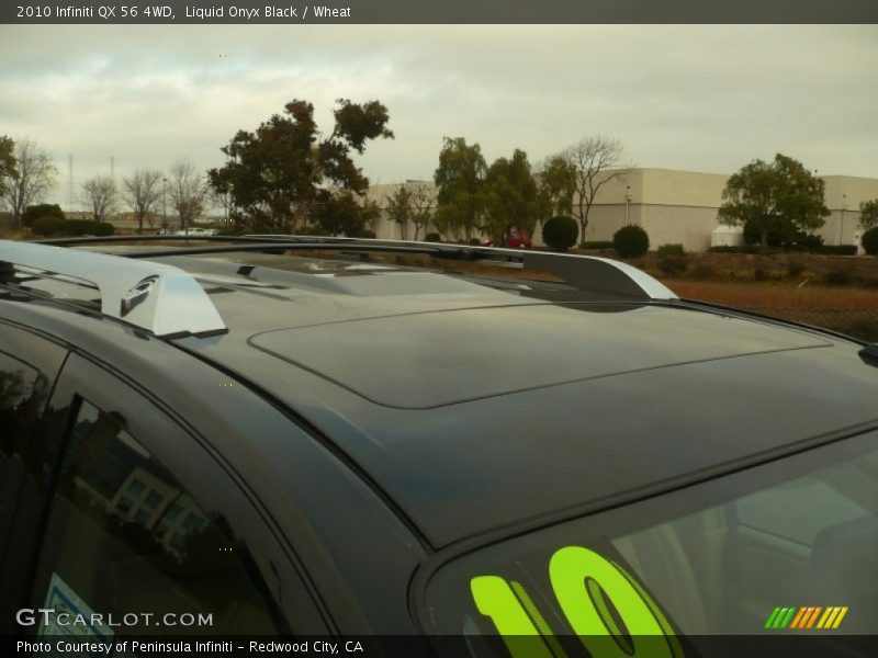 Liquid Onyx Black / Wheat 2010 Infiniti QX 56 4WD