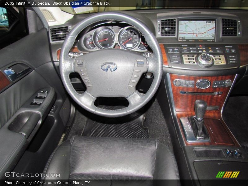 Black Obsidian / Graphite Black 2009 Infiniti M 35 Sedan