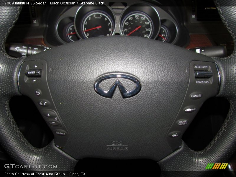 Black Obsidian / Graphite Black 2009 Infiniti M 35 Sedan