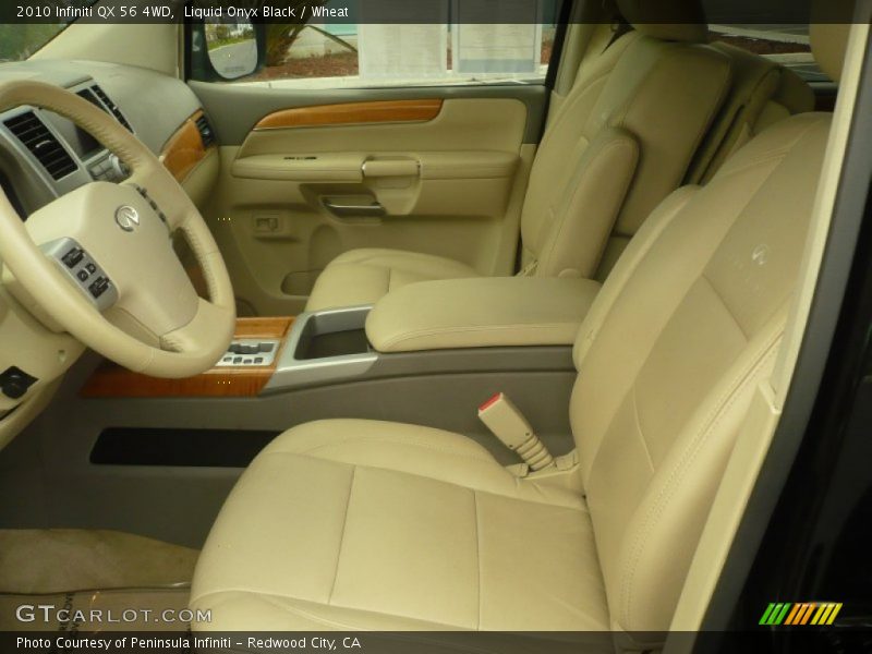 Liquid Onyx Black / Wheat 2010 Infiniti QX 56 4WD