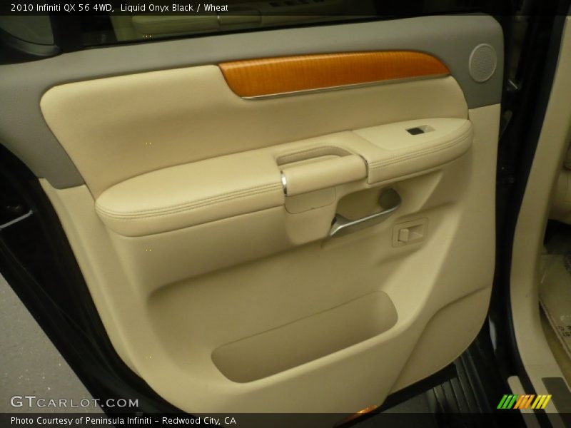 Liquid Onyx Black / Wheat 2010 Infiniti QX 56 4WD