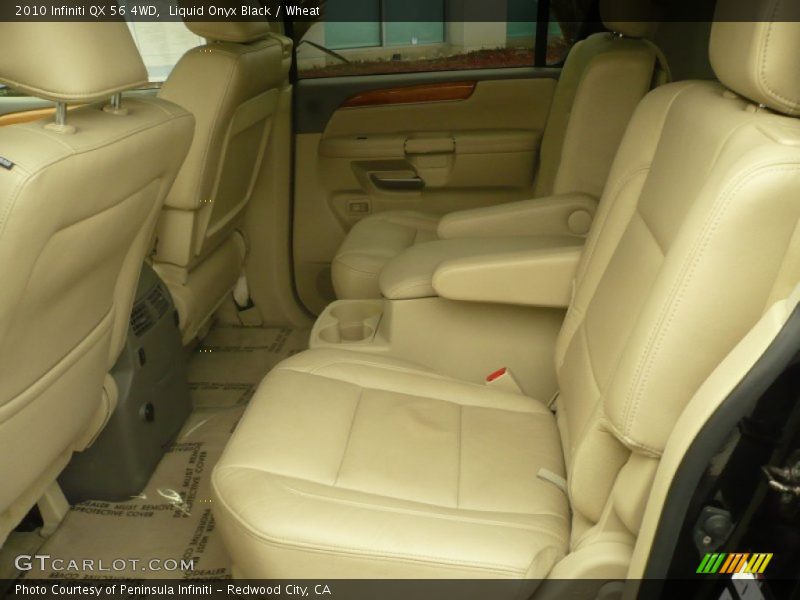 Liquid Onyx Black / Wheat 2010 Infiniti QX 56 4WD